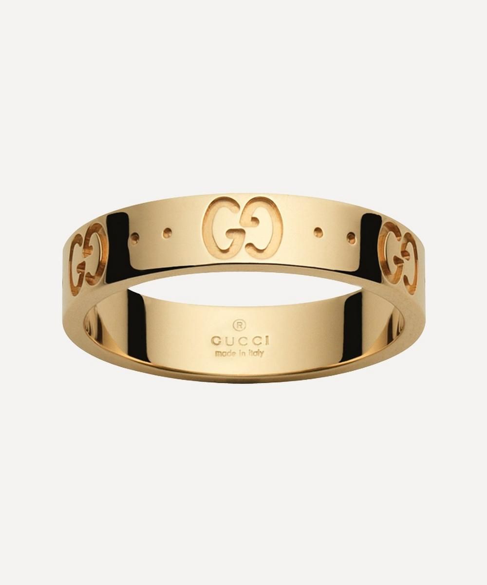 18ct Gold Icon Thin Ring | Liberty London (UK)