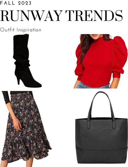 Combine these upcoming fall trends into a complete outfit♥️💋
Cherry Red
Midi Length Skirt
XXL Tote Bag
Tall Slouch Boots 

#LTKstyletip #LTKSeasonal #LTKshoecrush