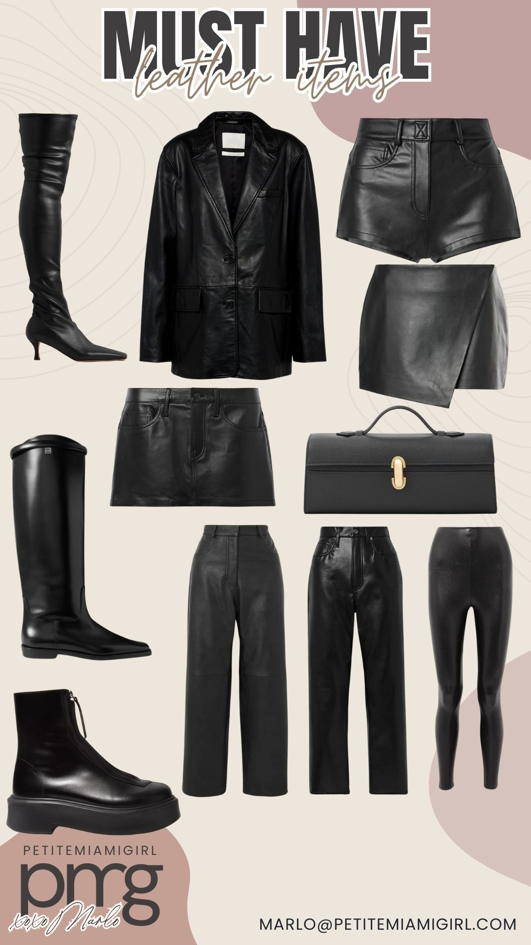Must have leather items 

 #LTKHoliday #LTKSeasonal #LTKStyleTip