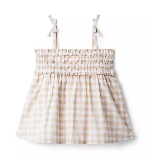 The Leilani Gingham Smocked Top | Janie and Jack