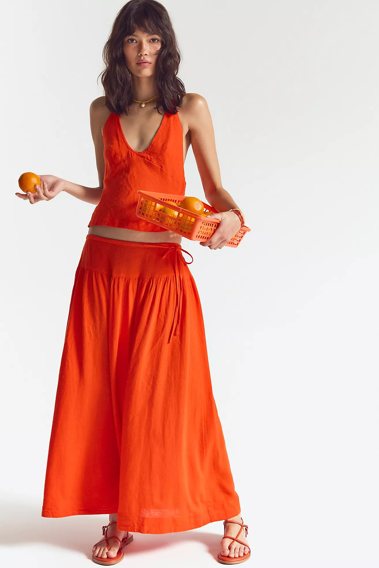 Sandshell Linen Skirt Set | Free People (Global - UK&FR Excluded)