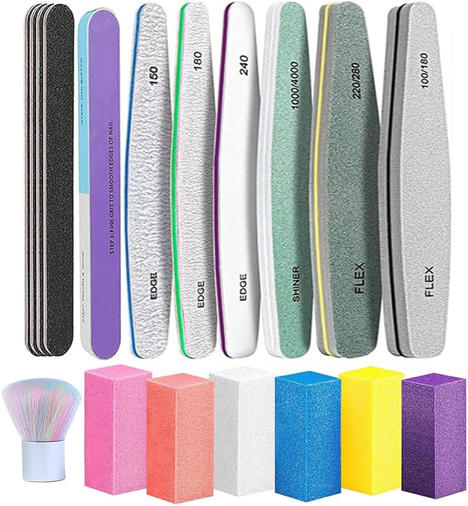 Nail Files and Buffers - TONOKAILS 18Pack Professional Manicure Tools Kit, Nail File Set Double S... | Amazon (CA)