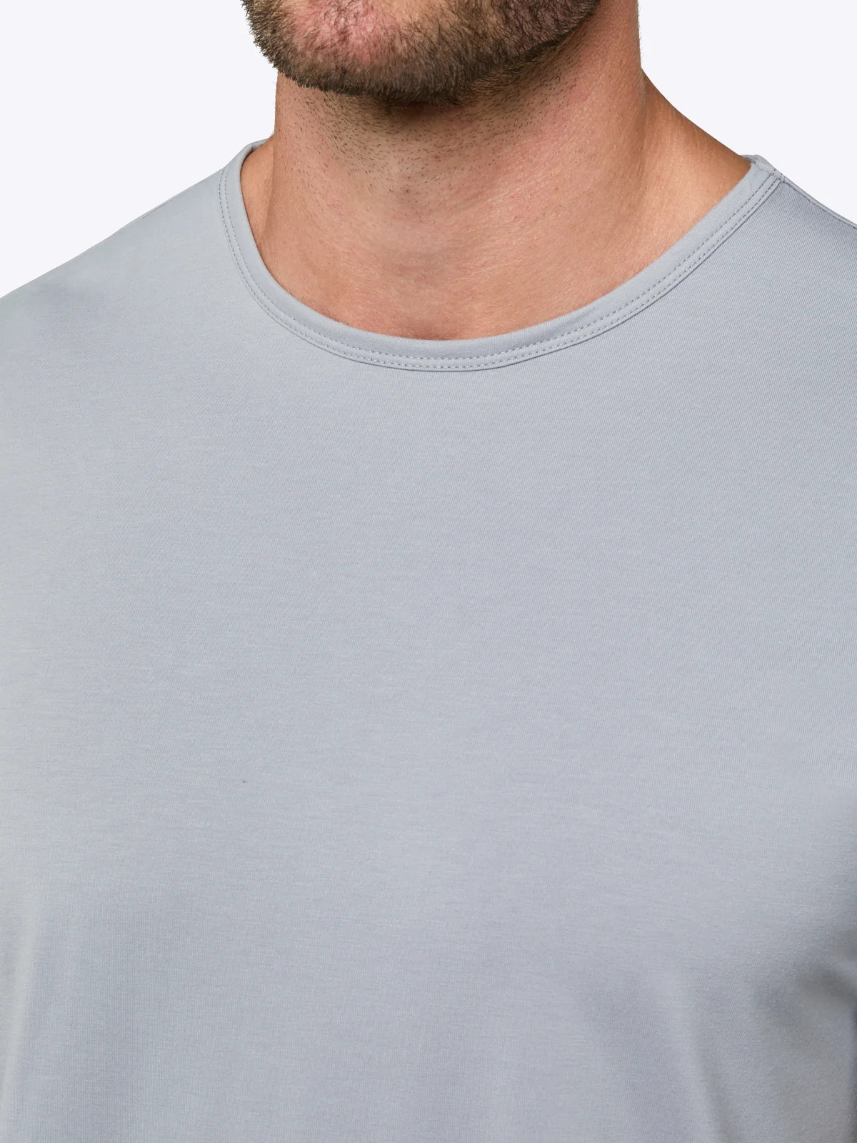 AO Elongated Tee | Cashmere Grey Signature-fit PYCA Pro® | Cuts Clothing Inc.