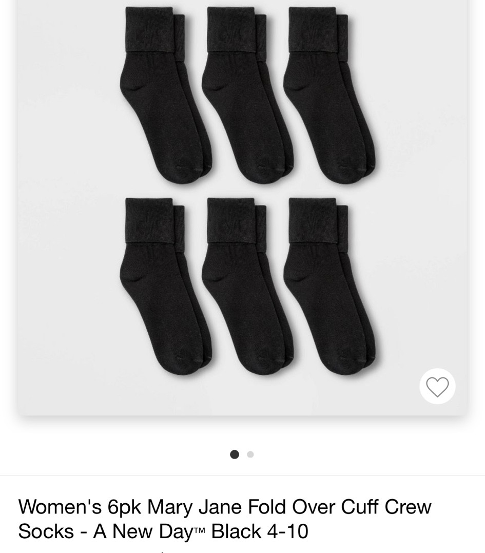 A New Day Fold Over Mary Jane Cuff Socks 

#LTKstyletip #LTKshoecrush