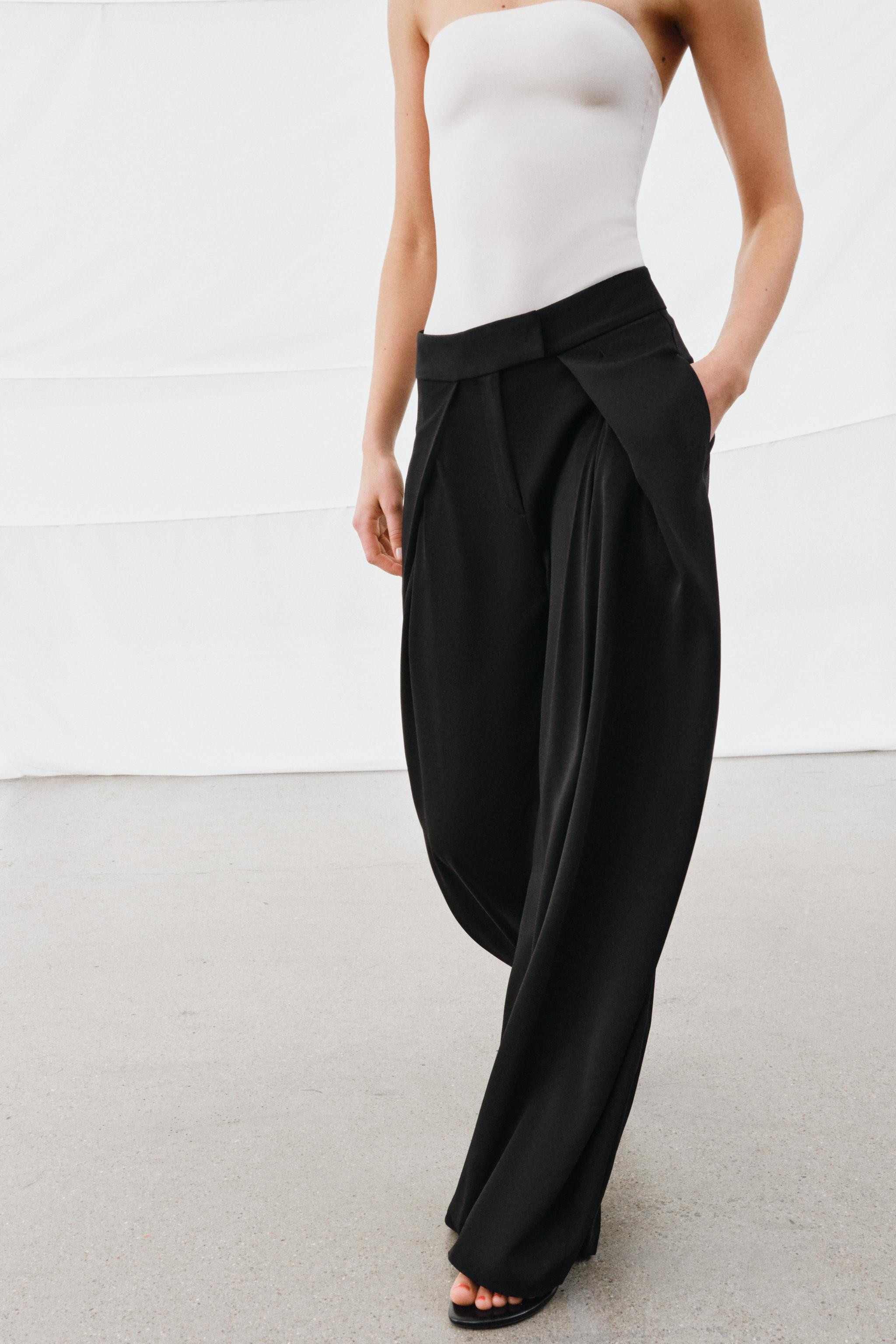 ZW COLLECTION WIDE LEG PANTS | Zara Canada