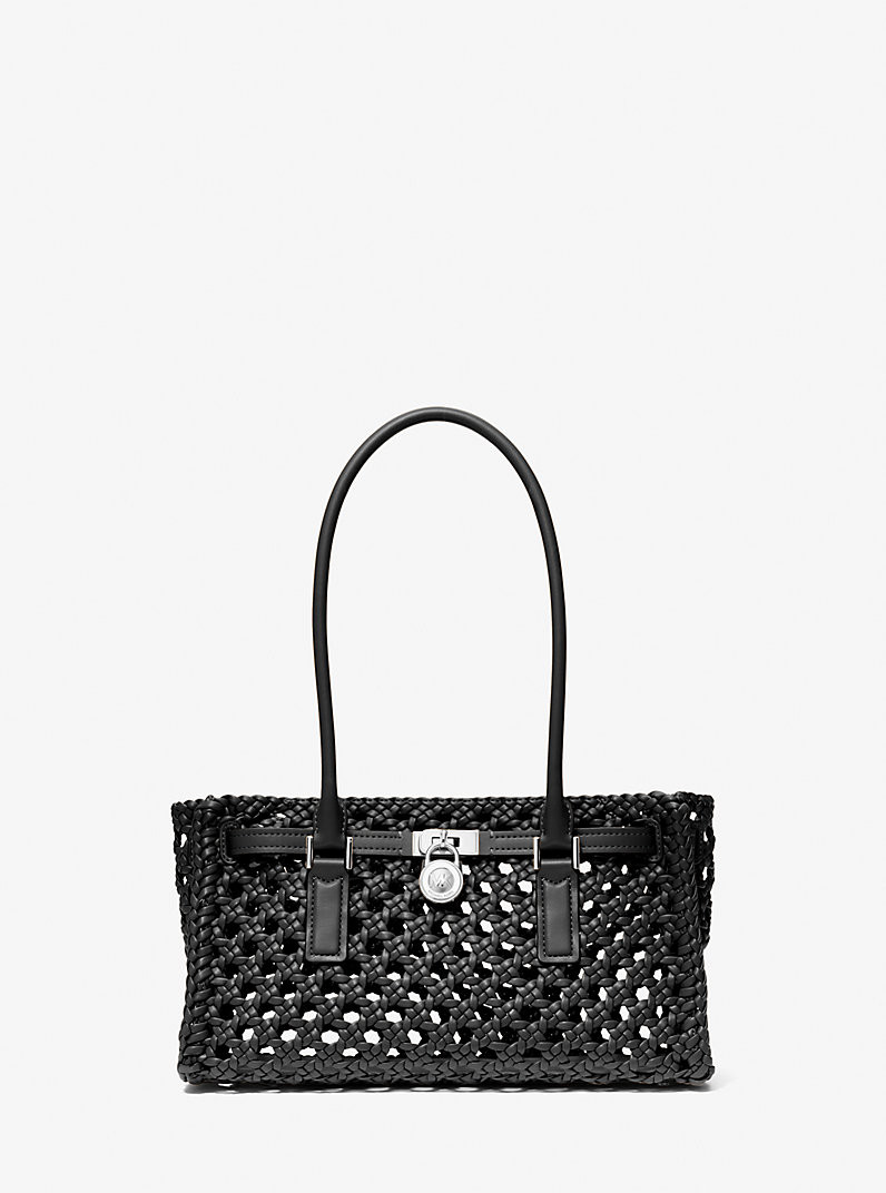 Hamilton Moderne Small Hand-Woven Satchel | Michael Kors US