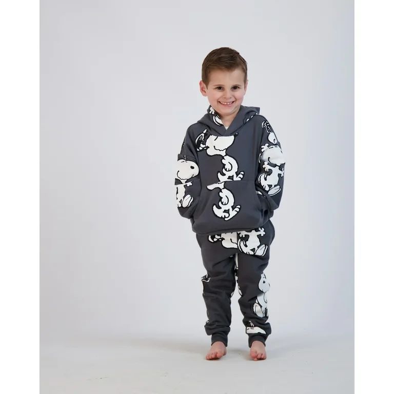 Peanuts Snoopy Toddler Boy Fleece Outfit Set, Sizes 12M-5T | Walmart (US)