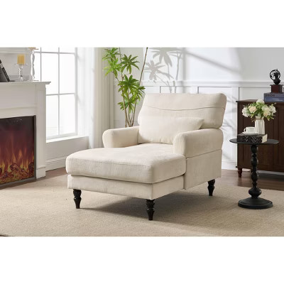 Dexmalle White Modern Upholstered Indoor Leisure Sofa | Target