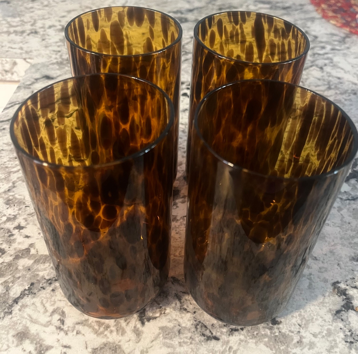 Tortoise shell drinking glasses 

#LTKFindsUnder50 #LTKHome #LTKStyleTip