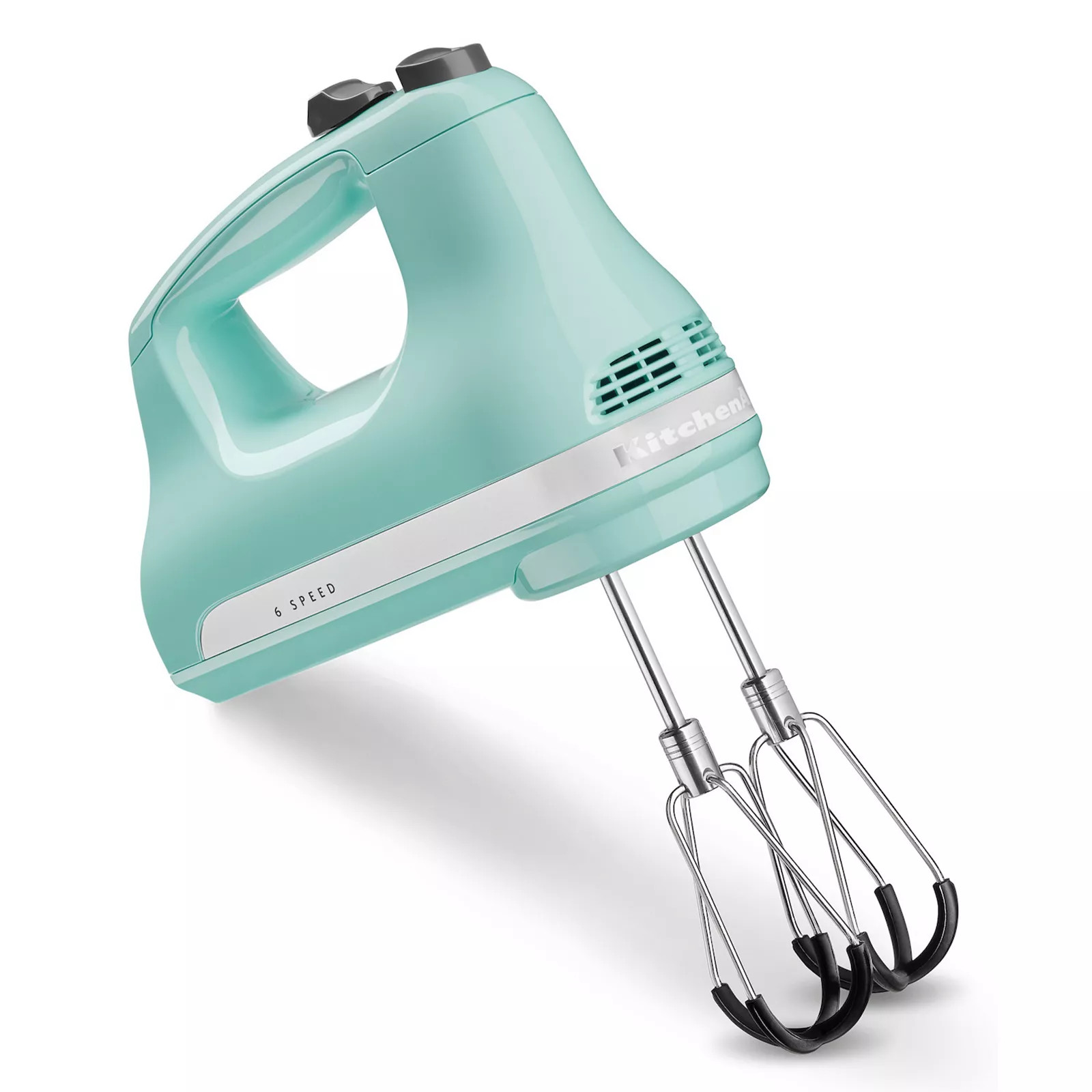 KitchenAid KHM6118 6-Speed Hand Mixer with Flex Edge Beaters, White | Kohl's