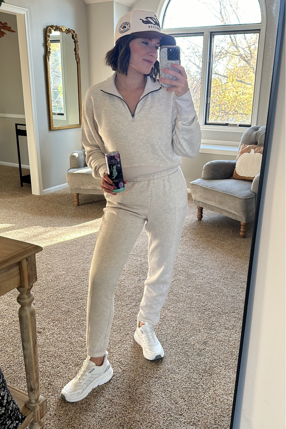 All about cozy matching sets in the fall 👌🏼 ft. my favorite Mom Collective hat & go-to white sneakers! 

This set is Danskin brand from Marshall’s - linking something similar! 



#LTKSeasonal #LTKstyletip #LTKfindsunder50