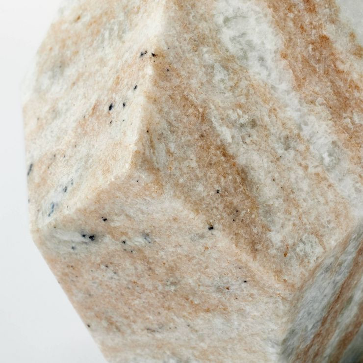 Faceted Marble Decorative Figurine - Threshold™ designed with Studio McGee | Target