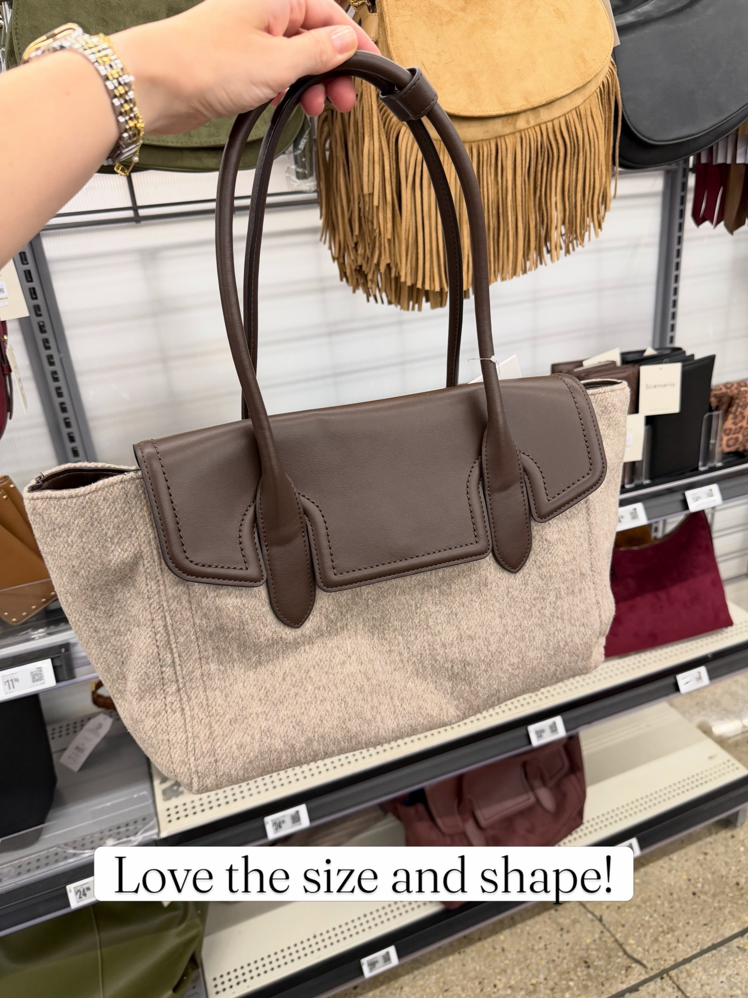 Great new Walmart bag, looks more like H&M than Walmart! #walmartfashion