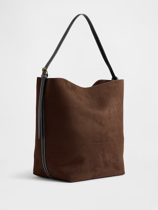 Vegan Suede Bucket Bag | Gap (US)