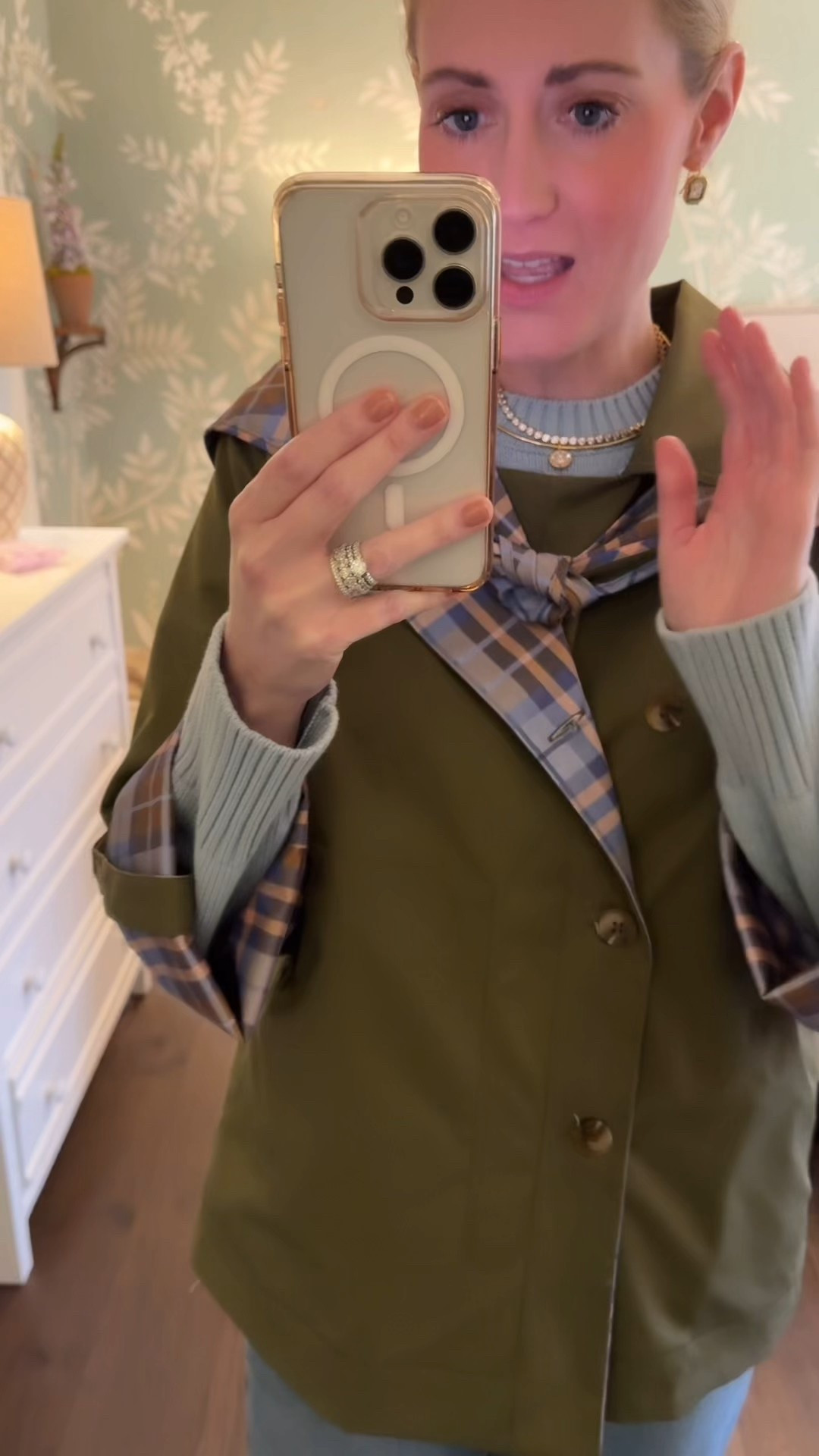 Classic winter outfit details 🤍
This Amazon reversible cape coat features the cutest scarf detail and flips to a timeless plaid coat on the other side — two looks in one and perfect for layering all season long.

Styled with these Target straight-leg jeans that look just like Agolde denim but at a budget-friendly price point. I paired everything with a 100% cotton sweater from Quince, one of my favorite elevated basics for a classic, capsule wardrobe.

All jewelry is linked and I have exclusive discount codes on my favorites ✨

#LTKfinds #LTKstyletip #LTKseasonal #AmazonFashion #AmazonFinds #ReversibleCoat #CapeCoat #WinterOutfitInspo #ClassicStyle #TimelessStyle #CapsuleWardrobe #AffordableFashion #TargetStyle #QuinceStyle #DenimFinds #EverydayOutfits 

#LTKmomlife #LTKootd #LTKgrwm