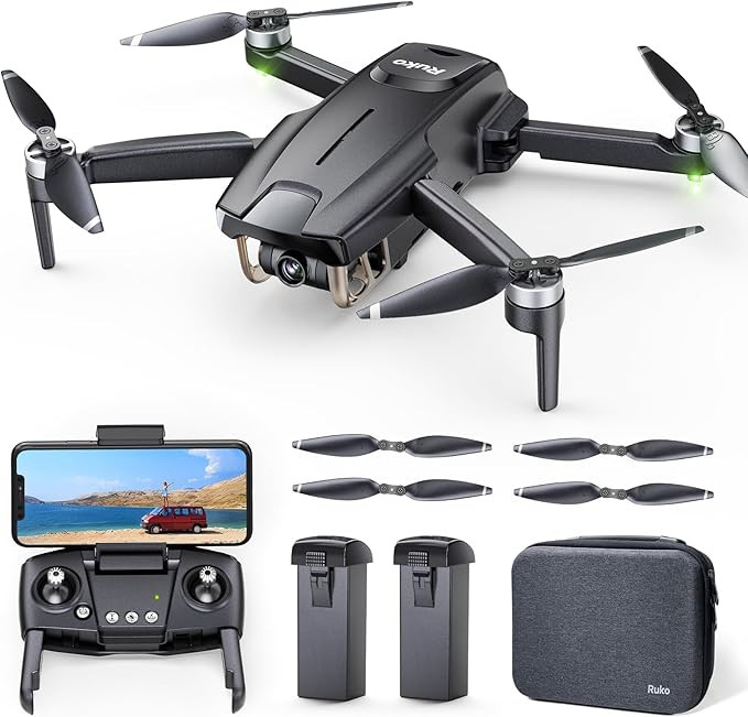 Ruko F11MINI Drone with Camera 4K, Under 250g, 60 Mins Flight with 2 batteries, 5GHz Transmission... | Amazon (US)