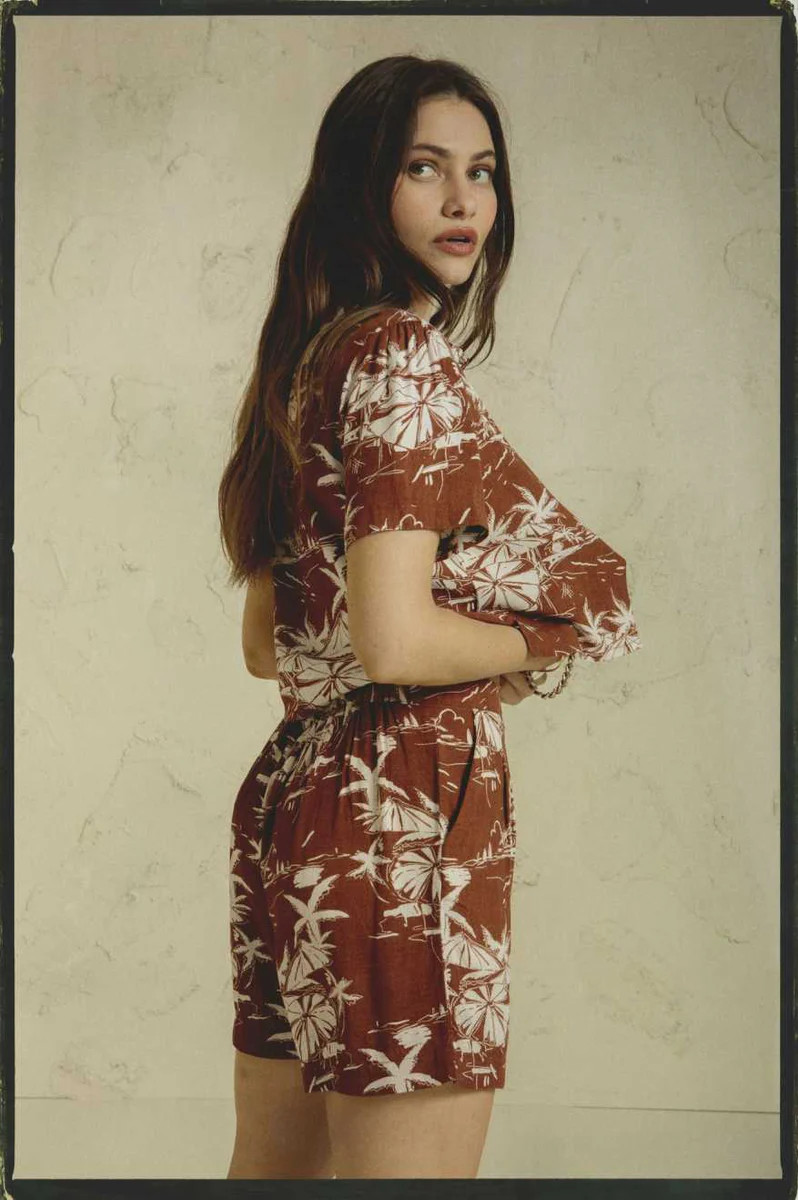 Riviera Short in Sepia | Brixton