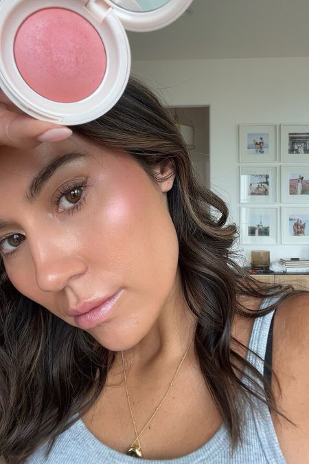 Just got this new viral blush & I’m obsessed! It’s so beautiful and has a luminous glow to it 🤩 it’s even prettier in real life and I don’t have to use a highlighter with it. I’m wearing shade: cheer 🩷

Linking all my other makeup here too. Wearing shade 1 in the Charlotte Tilburg powder. Wearing the brown Chanel mascara. 

Rare beauty, rare beauty blush, highlighter blush, viral blush, makeup routine, beauty routine, Sephora, dibs, Chanel mascara, Laneige, tatcha moisturizer, makeup by Mario, gift for her, teen girl gift, beauty find, Christine Andrew 

#LTKFindsUnder50 #LTKGiftGuide #LTKBeauty
