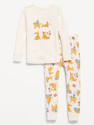 Printed Snug-Fit Pajama Set for Toddler & Baby | Old Navy (US)