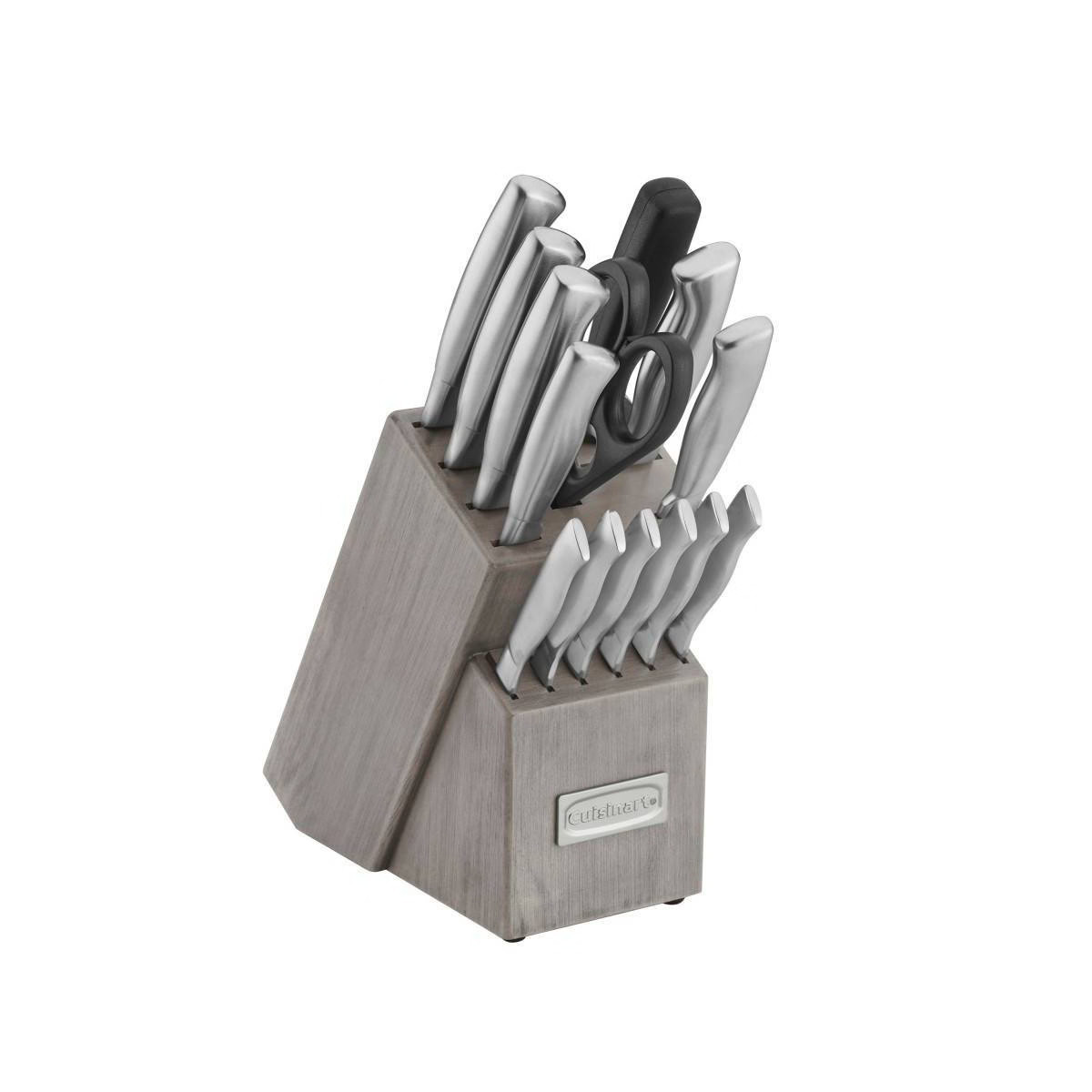 Cuisinart Classic 15pc Stainless Steel Knife Block Set - C77SS-15PT | Target
