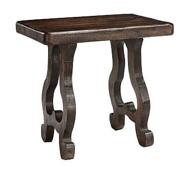 Madison Reclaimed Wood End Table | Pottery Barn (US)