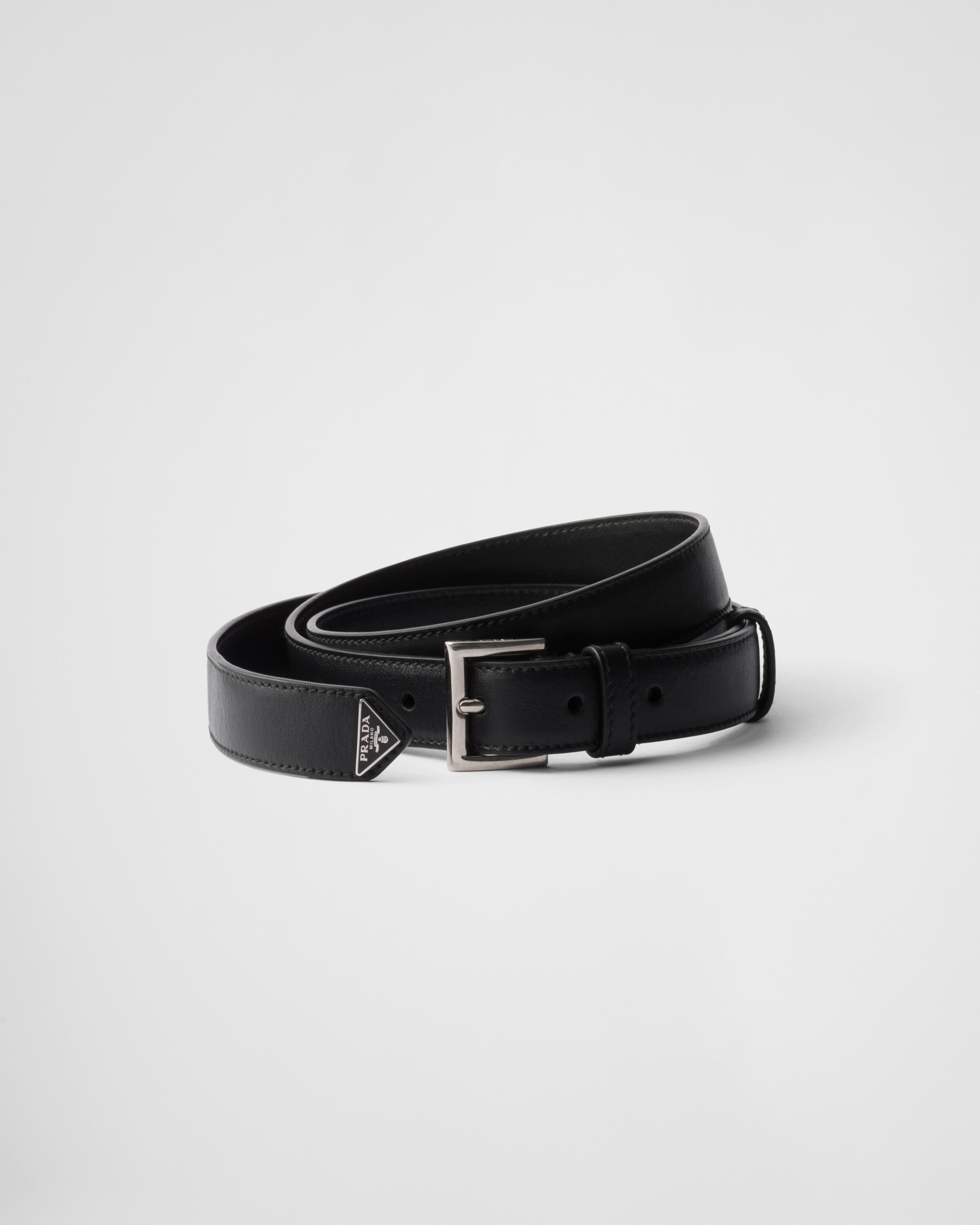 Leather belt | Prada US