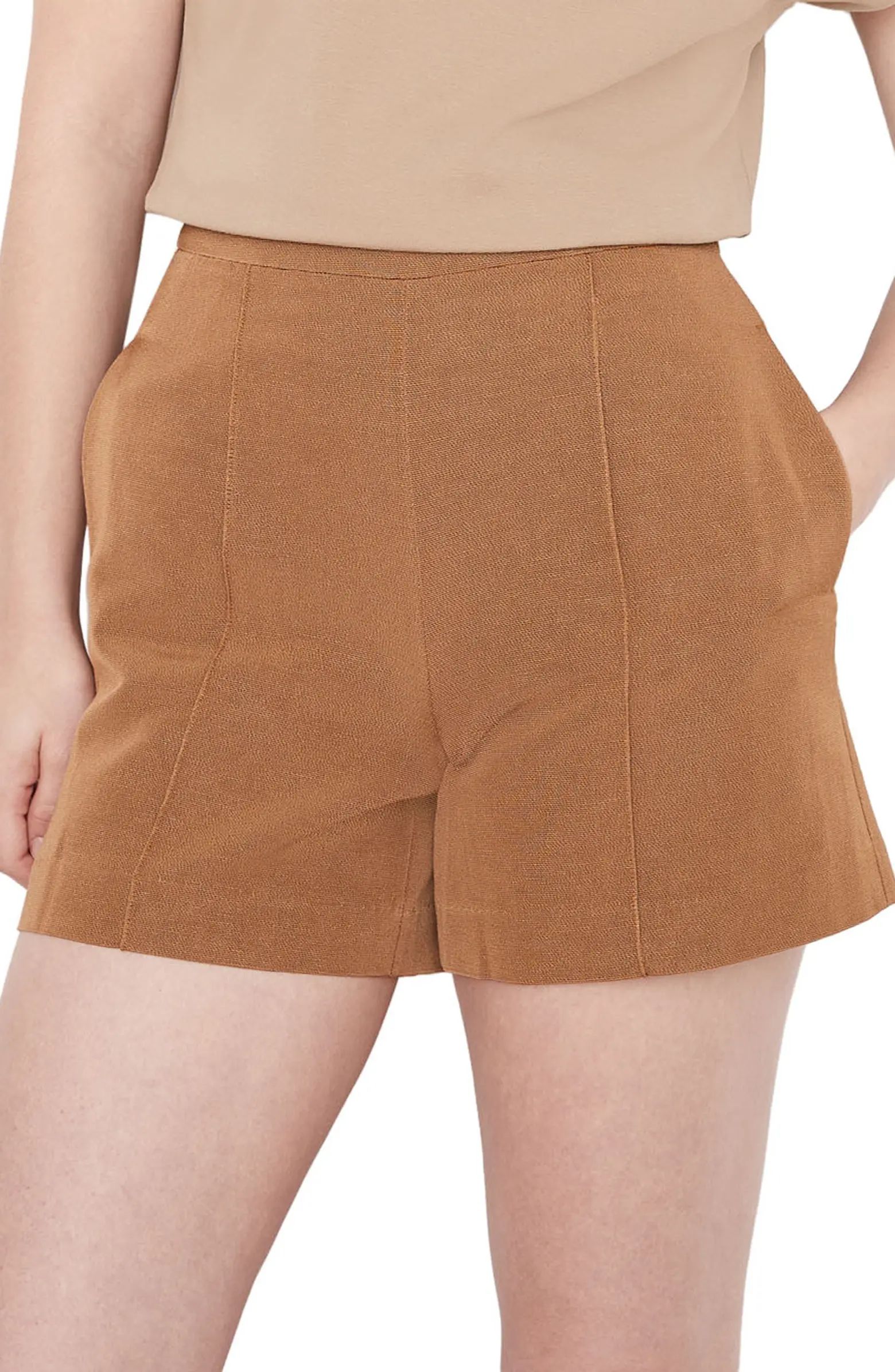 Tailored Cotton Blend Shorts | Nordstrom