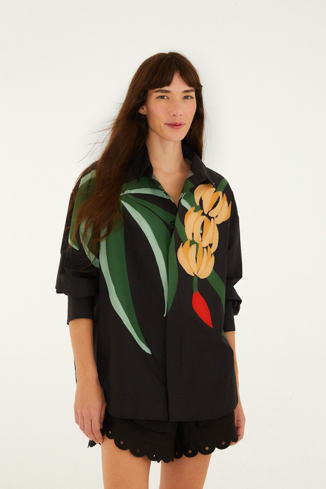 Graphic Banana Tree Organic Cotton Shirt | FARM Rio | FarmRio (US)