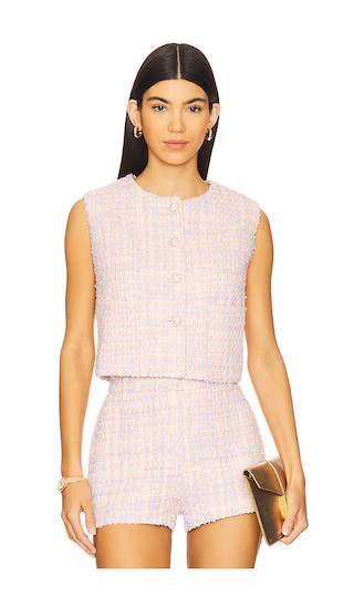 Wynn Vest in Pink Multi | Revolve Clothing (Global)