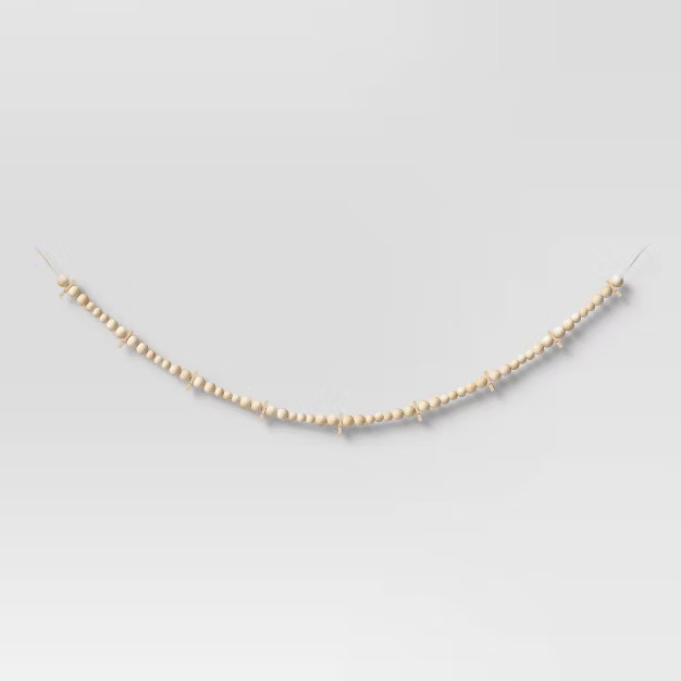 60" Beaded Photo Garland Natural - Opalhouse™ | Target