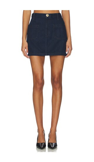 Mimi Mini Skirt in Stout | Revolve Clothing (Global)