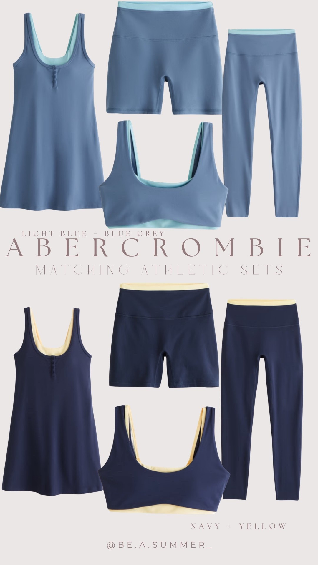 Matching sets from @abercrombie — seriously so stinkin cute!! 

Summer / Beasummer / color analysis
