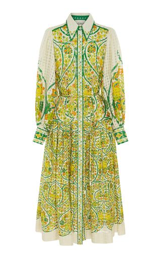 Rhonda Printed Cotton-Silk Shirt Dress | Moda Operandi (Global)