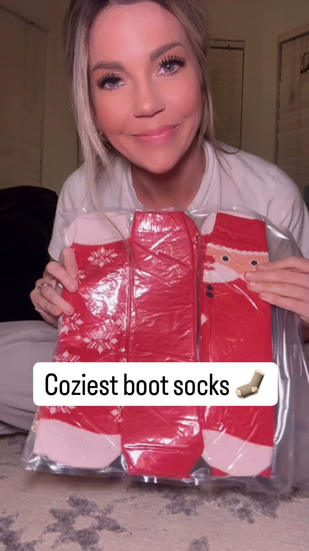 Coziest Santa boot socks just landed on my Amazon storefront 🎅❤️ The softest winter must-have for lounging, gifting, or adding a little Christmas magic to your morning coffee routine.
Linked in bio + on my Amazon!

#christmasfinds #holidaygifts2025 #winterfavorites2025 #amazonfashionfinds #cozyseason #festivevibes


#LTKootd #LTKGiftGuide #LTKHoliday