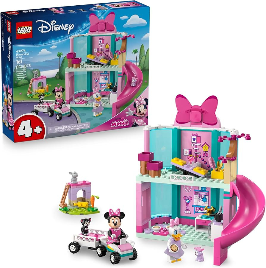 LEGO Disney Minnie’s Pet Hotel Toddler Toy - Minnie Mouse Building Set for Girls and Boys, Ages... | Amazon (US)