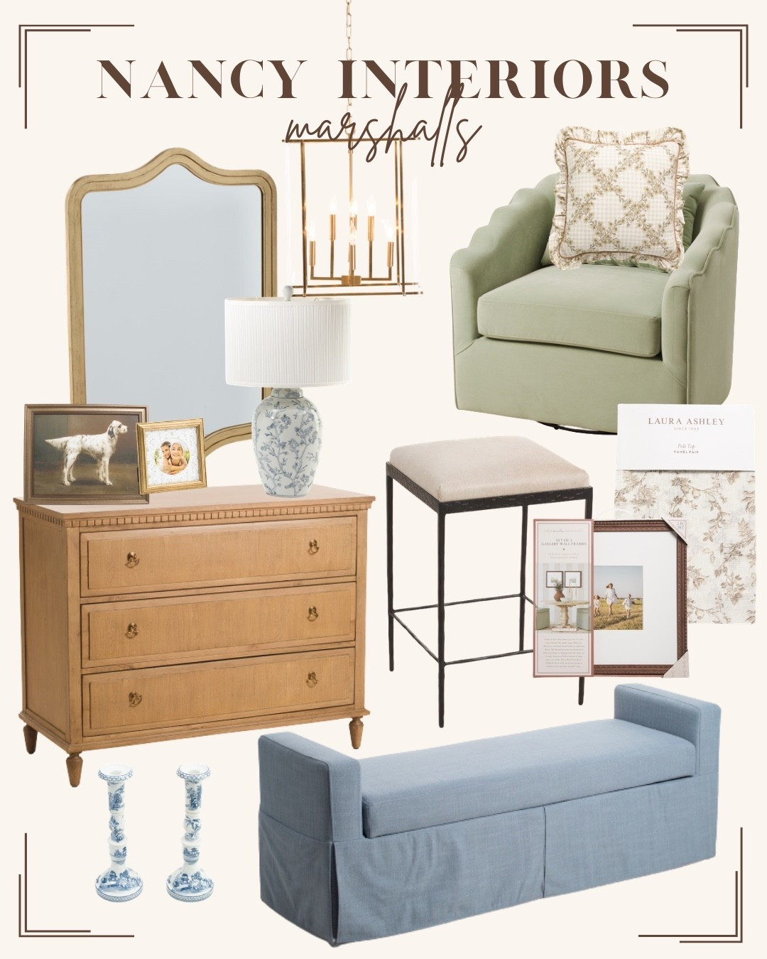 Nancy myers home decor finds // Marshall’s // nightstands// storage bench // furniture finds

#LTKHome
