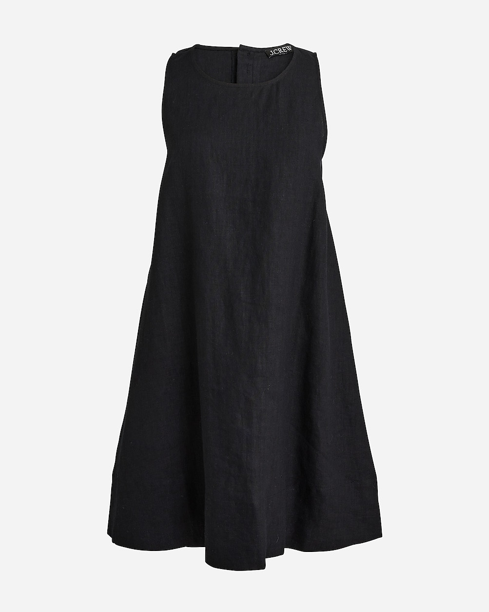 Maxine button-back dress in linen | J. Crew US