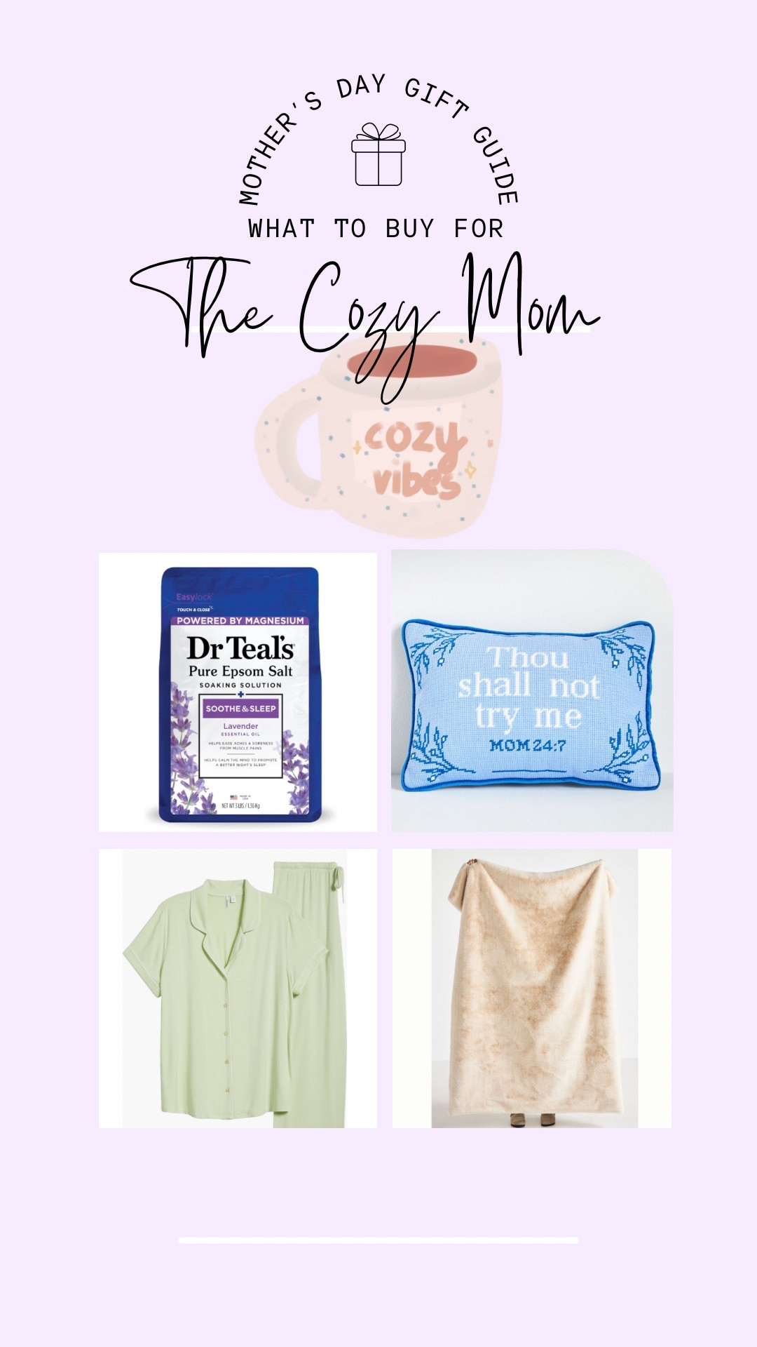 Mother’s Day gift guide for the cozy mom 🥰

#LTKGiftGuide #LTKHome #LTKFindsUnder100