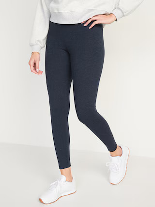 High-Waisted Jersey Leggings | Old Navy (US)