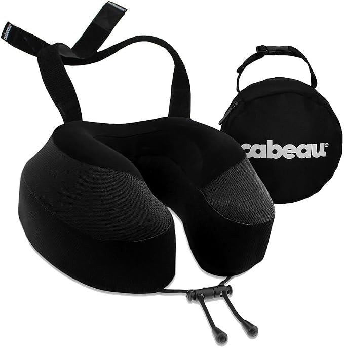 Cabeau Evolution S3 Airplane Travel Pillow for Long Flights - Supportive Memory Foam Body Positio... | Amazon (US)