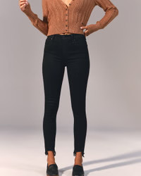 Women's High Rise Super Skinny Ankle Jean | Women's | Abercrombie.com | Abercrombie & Fitch (US)