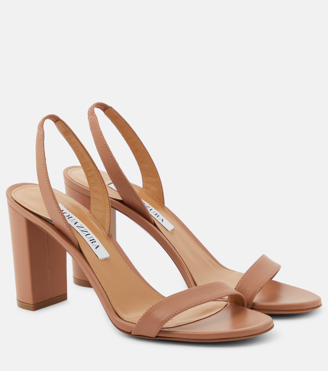 So Nude leather slingback sandals | Mytheresa (INTL)