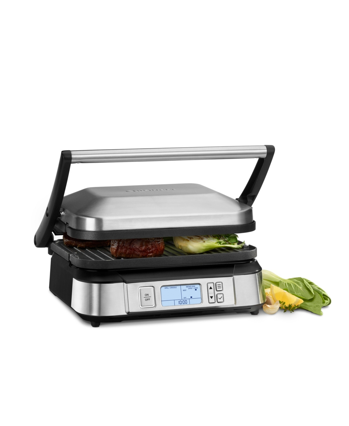 Cuisinart Gr-6S Smokeless Griddler - Silver | Macy's