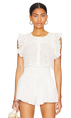 Tularosa Carlotta Top in White from Revolve.com | Revolve Clothing (Global)