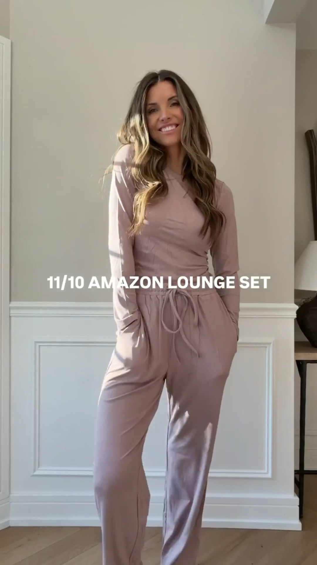 These Amazon lounge sets are 11/10!!! They have side ruching, wide leg bottoms, drawstrings for adjustability, and pockets! I did a medium (sized up) mainly for length as I’m 5’9”! Up to 40% off right now depending on color for the Amazon Big Spring Sale! 

#LTKootd #LTKgrwm #LTKSaleAlert