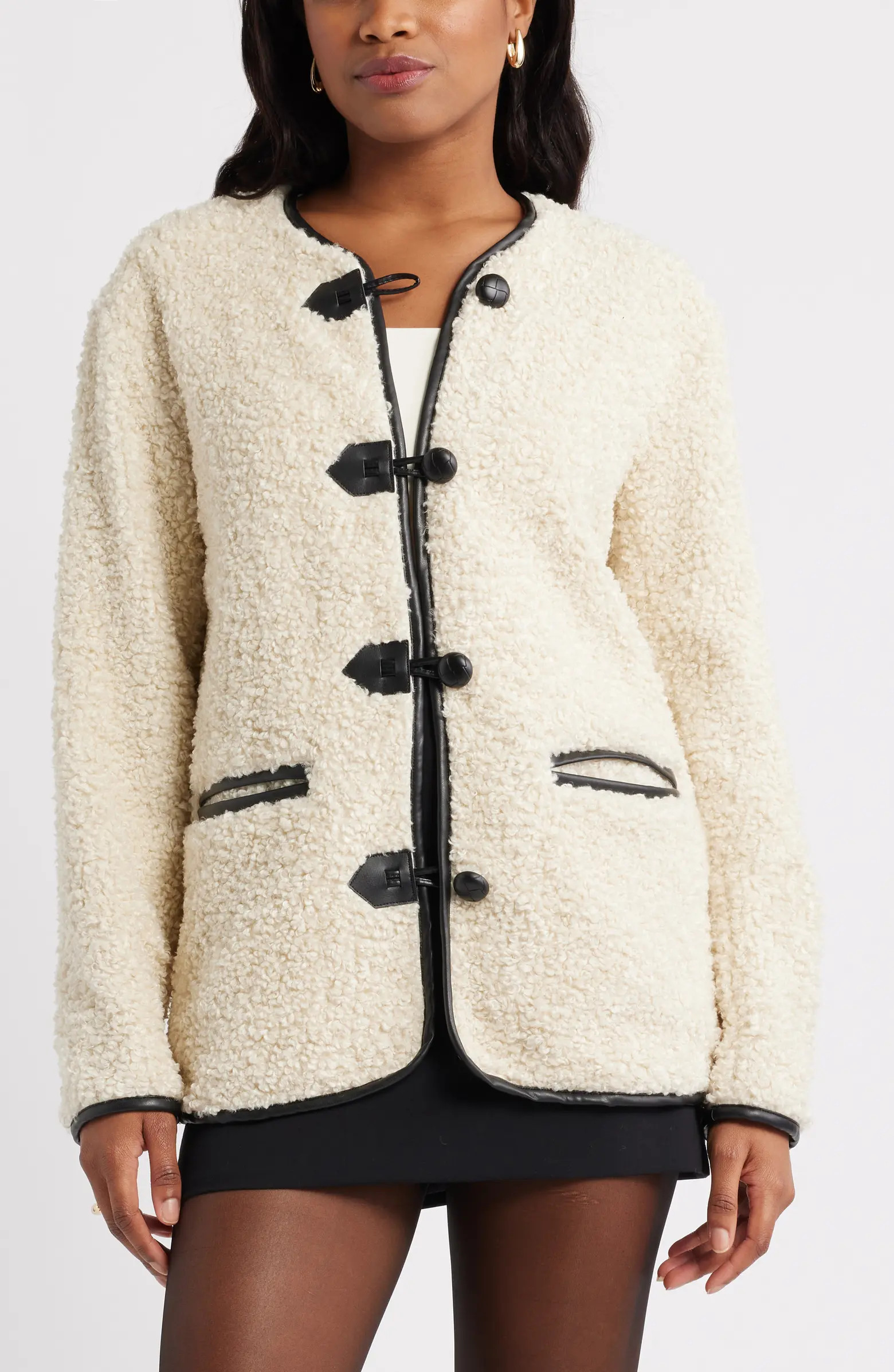 Faux Shearling Jacket | Nordstrom