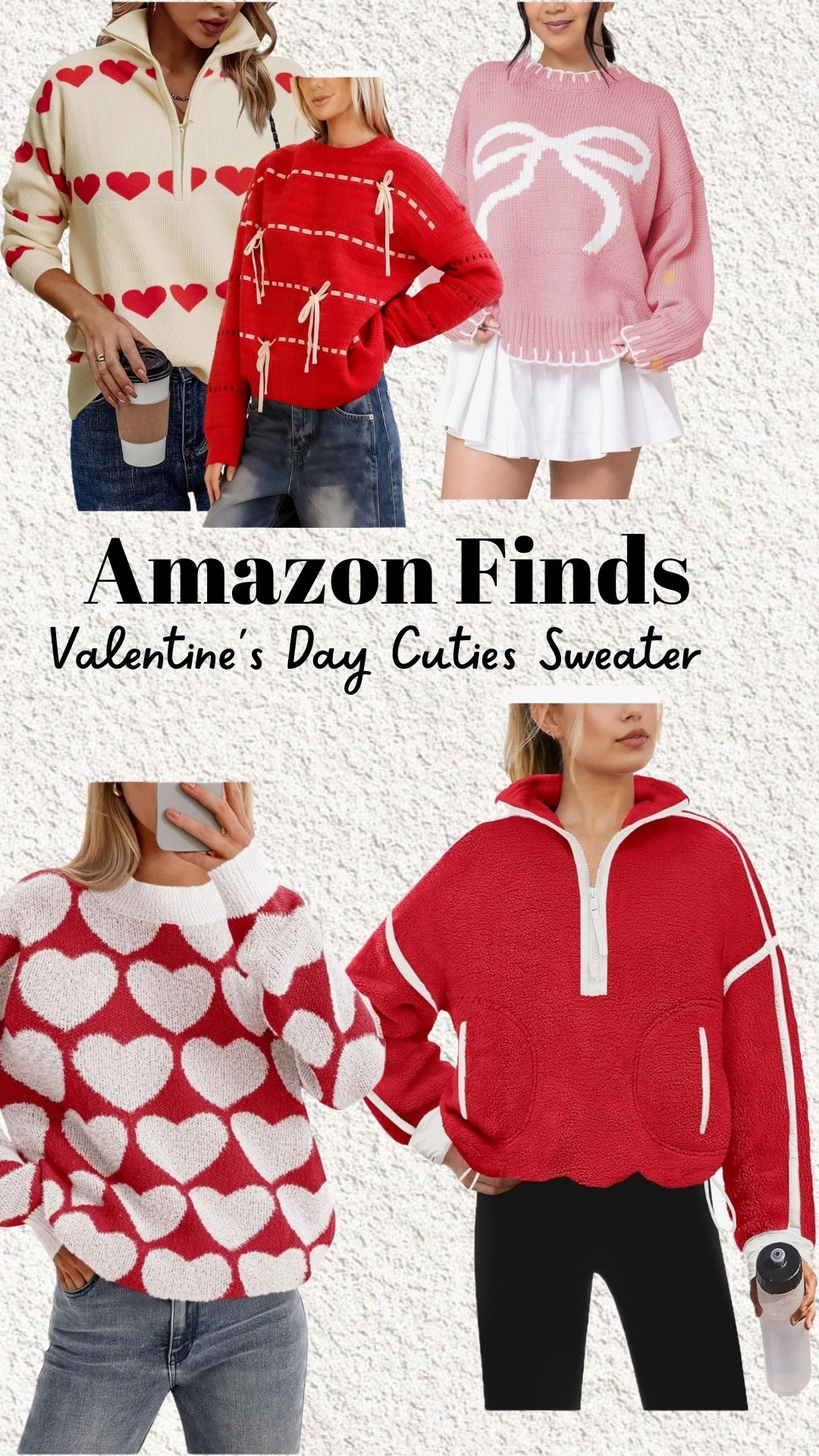 Valentine day cuties Sweaters Amazon finds

#LTKootd #LTKSeasonal #LTKFindsUnder50