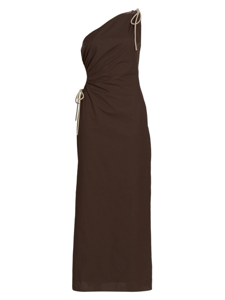 Jeanne Tie One-Shoulder Maxi Dress | Saks Fifth Avenue