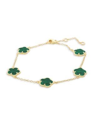 Clover MOP 14K Goldplated Bracelet | Saks Fifth Avenue OFF 5TH