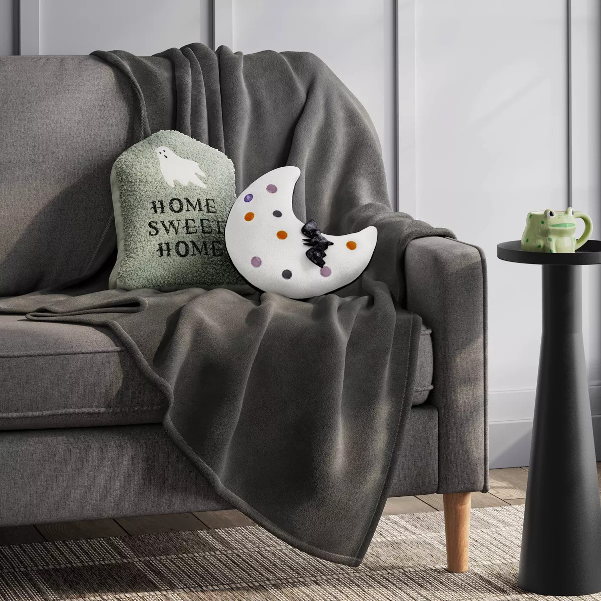 13"x9" Small 'Home Sweet Home' Tombstone Novelty Shaped Throw Pillow Green - Hyde and EEK! Boutiq... | Target